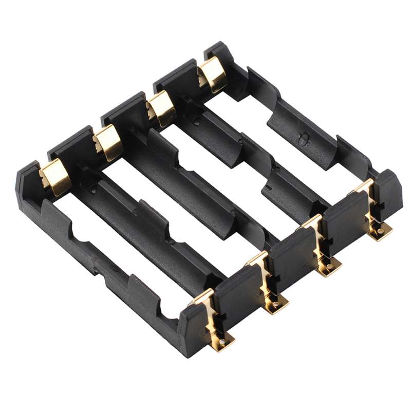 Vue intérieure du support 4x18650 pour montage DIY
